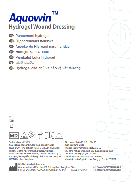 Gel chăm sóc vết thương Hydrogel
